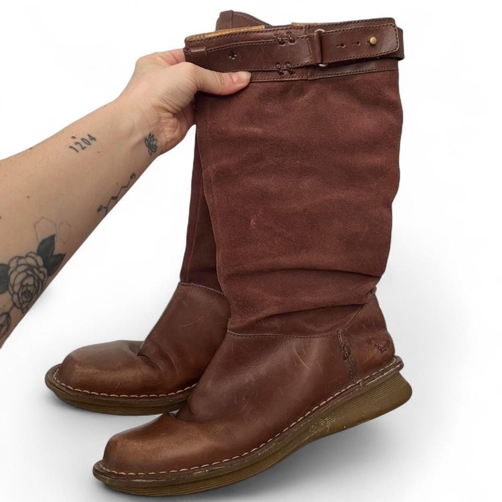Vintage slouchy leather Dr Marten boots
